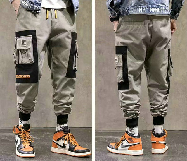  Hipp Hop Men Cargo Casual Short Jeans Multi Pockets